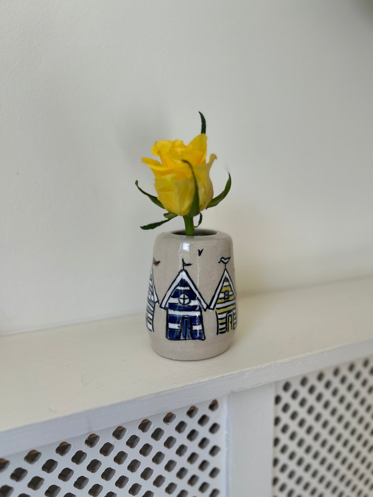 Beach Hut Pot — Colourful Ceramic Holder - Gilly Gonks