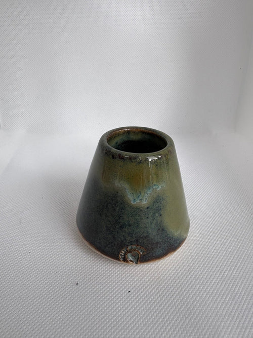 Bud Vase — Seaweed & Blue Rutile - Gilly Gonks