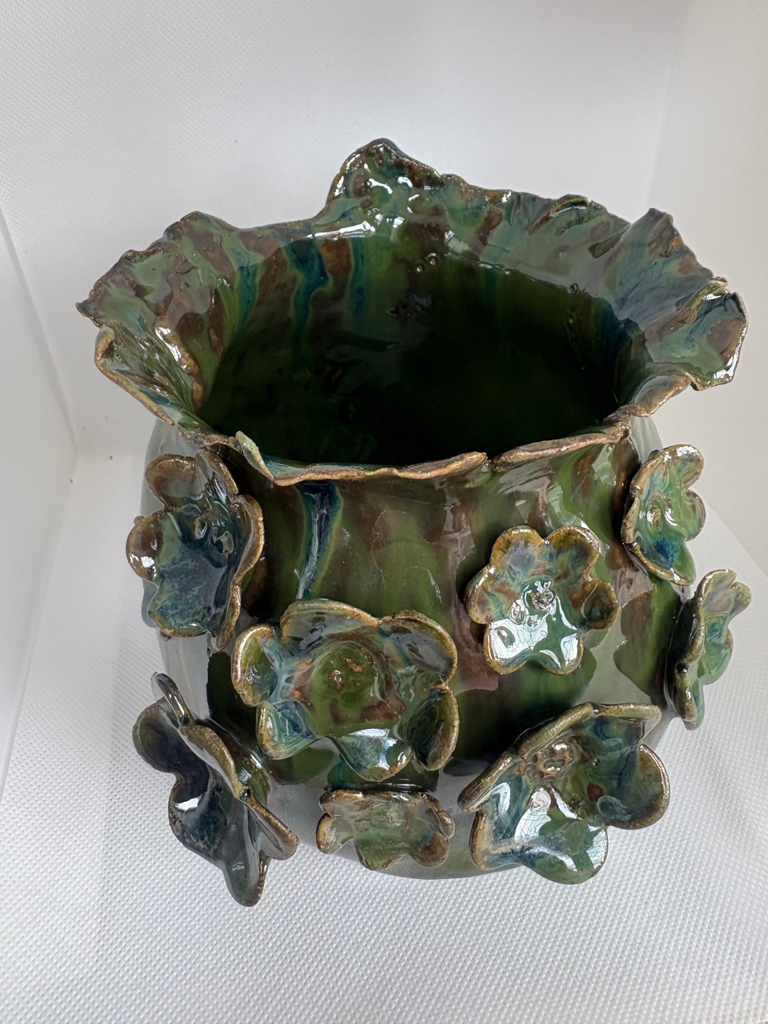 Wonky Flower Vase — Seaweed & Honey Flux - Gilly Gonks